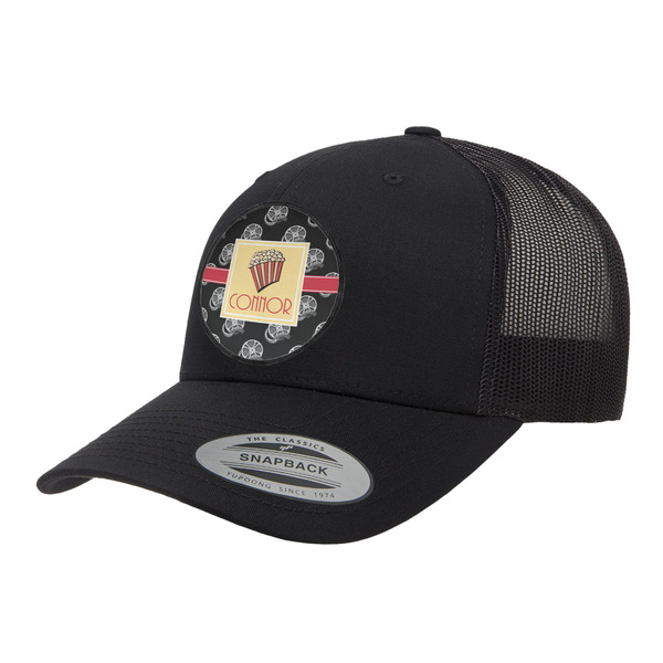 Custom Movie Theater Trucker Hat - Black (Personalized)