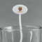 Movie Theater White Plastic 7" Stir Stick - Oval - Main