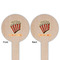 Movie Theater Wooden 6" Food Pick - Round - Double Sided - Front & Back