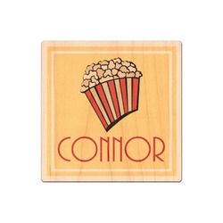 Movie Theater Genuine Maple or Cherry Wood Sticker (Personalized)