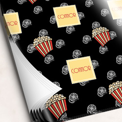 Movie Theater Wrapping Paper Sheets - Single-Sided - 20" x 28" (Personalized)