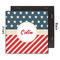 Stars and Stripes 12x12 Wood Print - Front & Back View