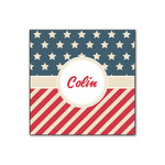 Stars and Stripes Wood Print - 12x12 (Personalized)