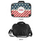 Stars and Stripes 15" Hard Shell Briefcase - APPROVAL