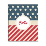 Stars and Stripes Wood Print - 16x20 (Personalized)