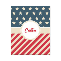 Stars and Stripes Wood Print - 16x20 (Personalized)