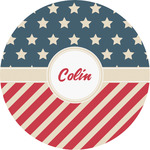 Stars and Stripes Multipurpose Round Labels - 2" (Personalized)