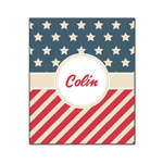 Stars and Stripes Wood Print - 20x24 (Personalized)