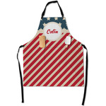 Stars and Stripes Apron With Pockets w/ Name or Text