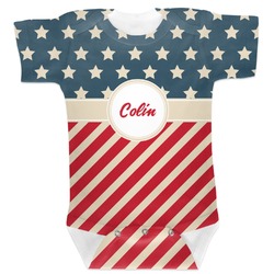 Stars and Stripes Baby Bodysuit (Personalized)