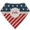 Stars and Stripes Bandana Folded Flat