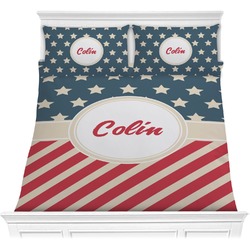 Stars and Stripes Comforter Set - Full / Queen (Personalized)