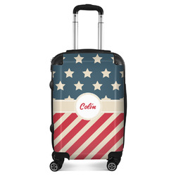 Stars and Stripes Suitcase - 20" Carry On (Personalized)