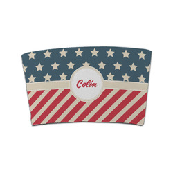 Stars and Stripes Coffee Cup Sleeve (Personalized)