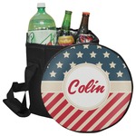 Stars and Stripes Collapsible Cooler & Seat (Personalized)