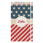 Stars and Stripes Colored Pencils (Personalized)