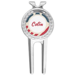 Stars and Stripes Golf Divot Tool & Ball Marker (Personalized)