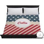 Stars and Stripes Duvet Cover - King (Personalized)