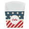 Stars and Stripes French Fry Favor Box - Front View