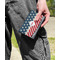 Stars and Stripes Genuine Leather Womens Wallet - In Context