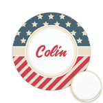 Stars and Stripes Printed Cookie Topper - 2.15" (Personalized)