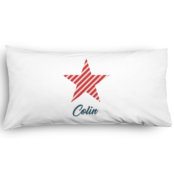 Custom Stars and Stripes Pillow Case - King - Graphic (Personalized)