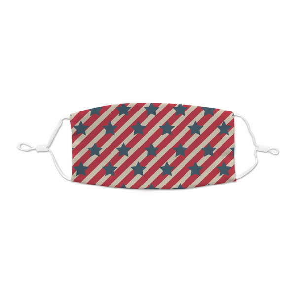 Custom Stars and Stripes Kid's Cloth Face Mask - XSmall