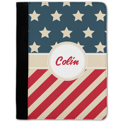 Stars and Stripes Notebook Padfolio - Medium w/ Name or Text