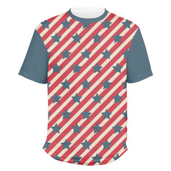 Stars and Stripes Men's Crew T-Shirt - Medium