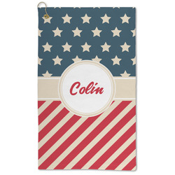 Stars and Stripes Microfiber Golf Towel (Personalized)