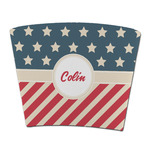 Stars and Stripes Party Cup Sleeve - without bottom (Personalized)