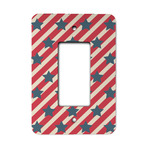 Stars and Stripes Rocker Style Light Switch Cover - Single Switch