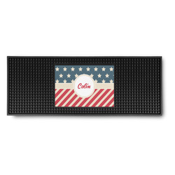 Stars and Stripes Rubber Bar Mat (Personalized)