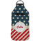 Stars and Stripes Sanitizer Holder Keychain - Large (Front)