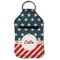 Stars and Stripes Sanitizer Holder Keychain - Small (Front Flat)