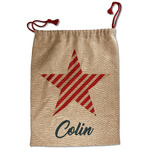 Stars and Stripes Santa Sack - Front (Personalized)