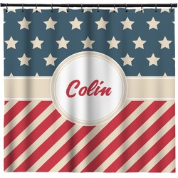 Stars and Stripes Shower Curtain (Personalized)