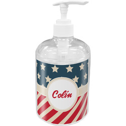 Stars and Stripes Acrylic Soap & Lotion Bottle (Personalized)