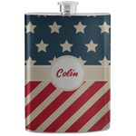 Stars and Stripes Stainless Steel Flask (Personalized)