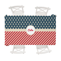 Stars and Stripes Tablecloth - 58"x102" (Personalized)