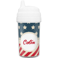 Stars and Stripes Toddler Sippy Cup (Personalized)