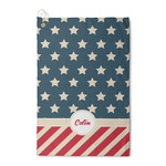 Stars and Stripes Waffle Weave Golf Towel (Personalized)