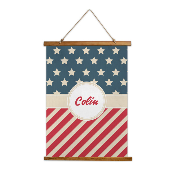 Custom Stars and Stripes Wall Hanging Tapestry (Personalized)