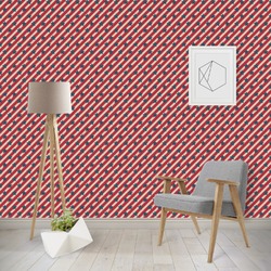 Stars and Stripes Wallpaper & Surface Covering (Water Activated - Removable)