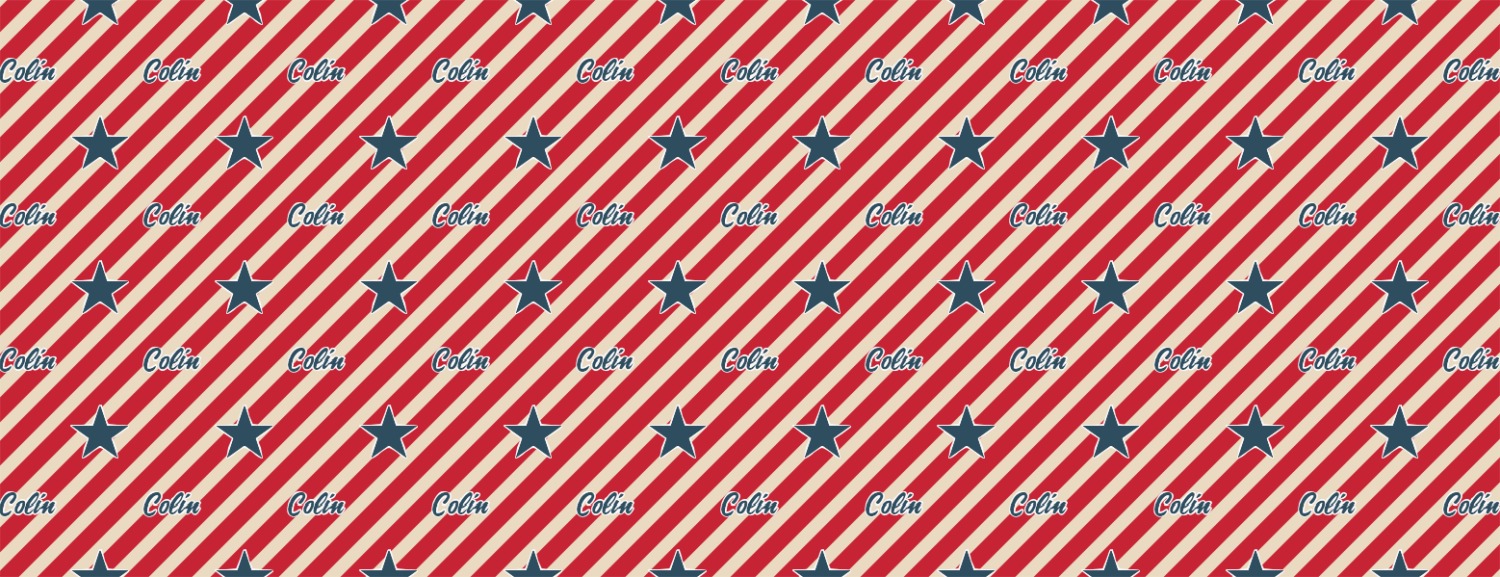 striped wrapping paper roll