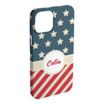 Stars and Stripes iPhone Case - Plastic - iPhone 15 Plus (Personalized)