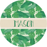 Tropical Leaves #2 Multipurpose Round Labels - 1" (Personalized)