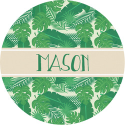 Tropical Leaves #2 Multipurpose Round Labels - 1" (Personalized)