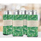 Tropical Leaves #2 12oz Tall Can Sleeve - Set of 4 - LIFESTYLE