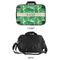 Tropical Leaves #2 15" Hard Shell Briefcase - APPROVAL